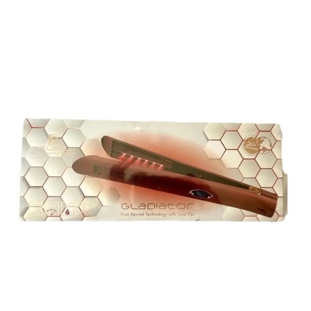 Royale Gladiator Professional Hair Straightener Cool Tip Rose Gold NIB Sealed